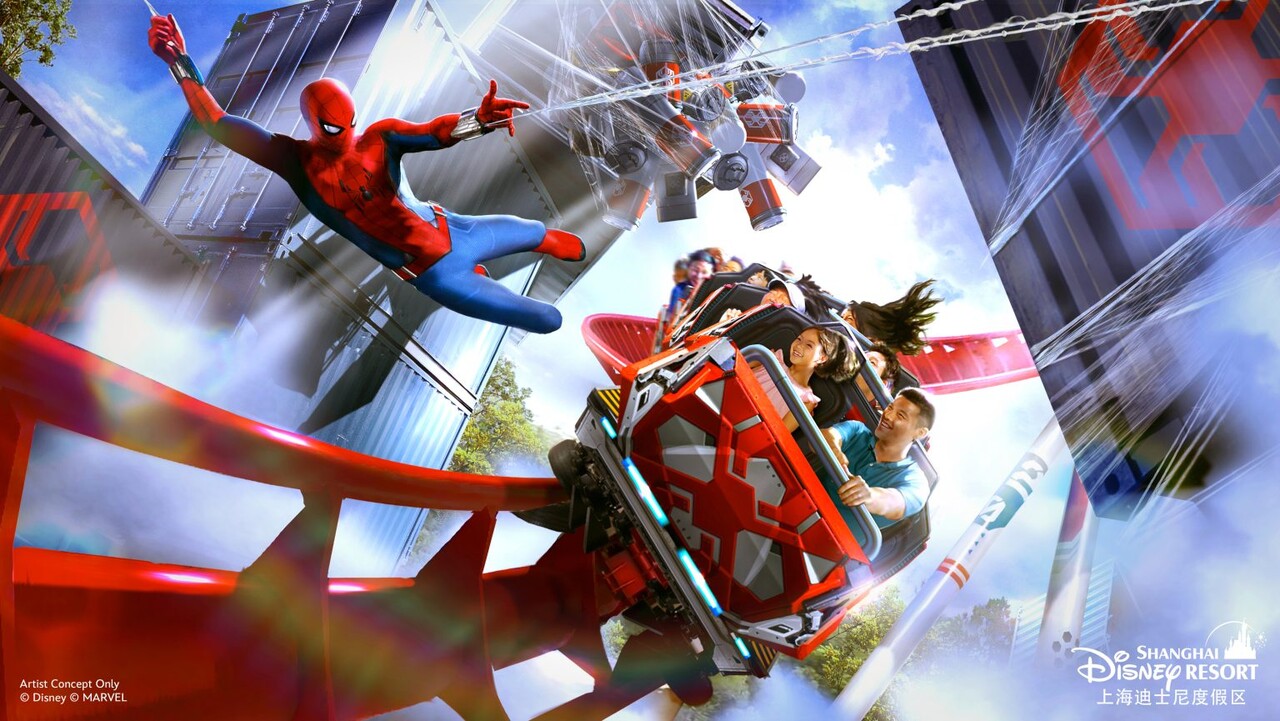 Shanghai Disneyland Spider Man