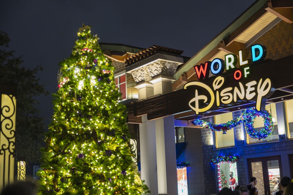 Disney Springs Christmas Tree Stroll